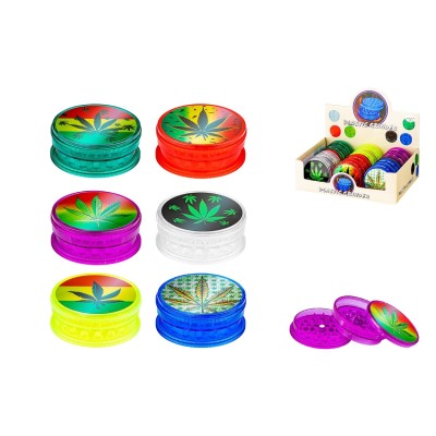 Dreamliner Grinder Plastic Hemp 2 Parts 60mm